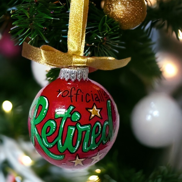 Christmas Retirement Ornament: Officially RETIRED - Not My Problem Anymore! - Picture 6 of 12